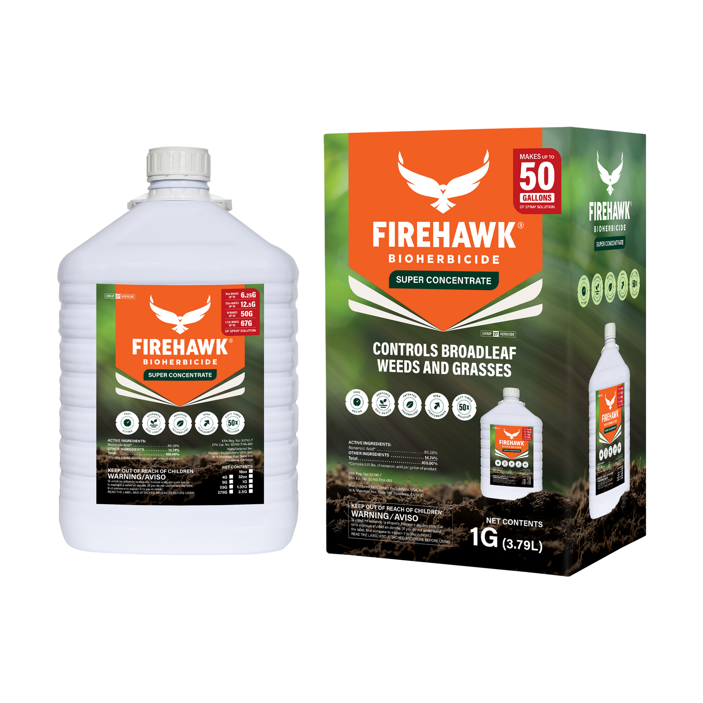 FireHawk Bioherbicide Super Concentrate-1G