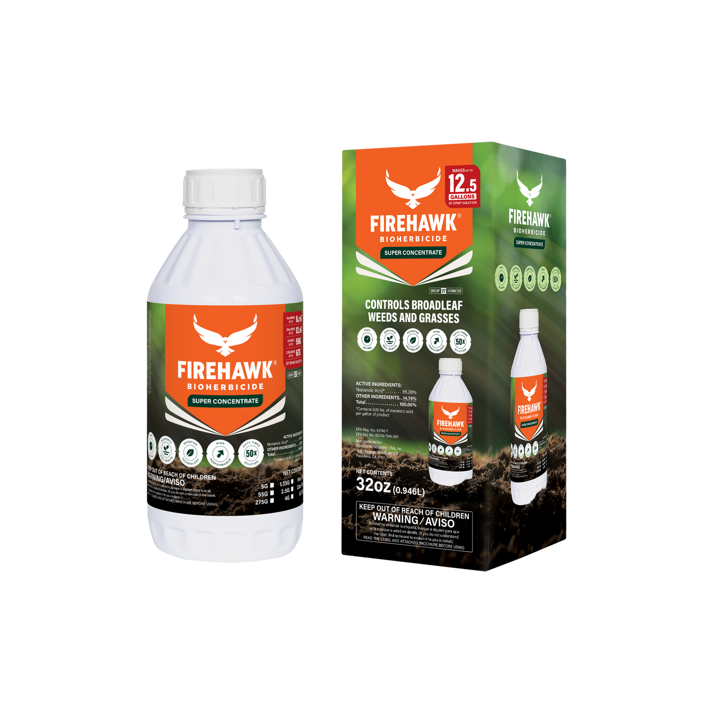 FireHawk Bioherbicide Super Concentrate-32oz