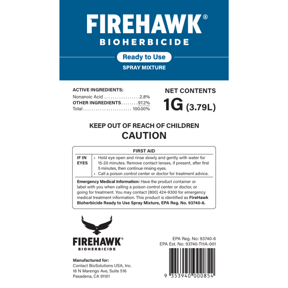 FireHawk Bioherbicide Ready to Use-1G (Refill)