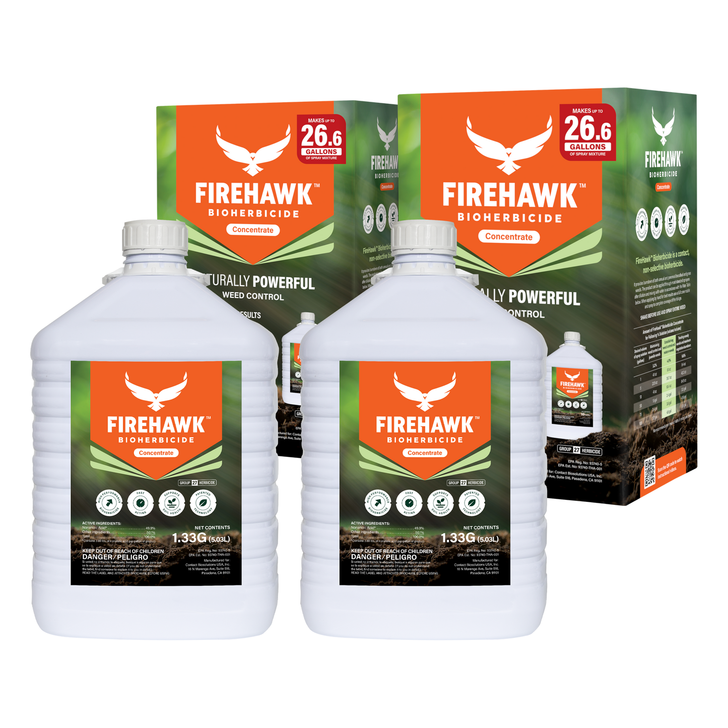 FireHawk Bioherbicide Concentrate-1.33G (2 Pack)