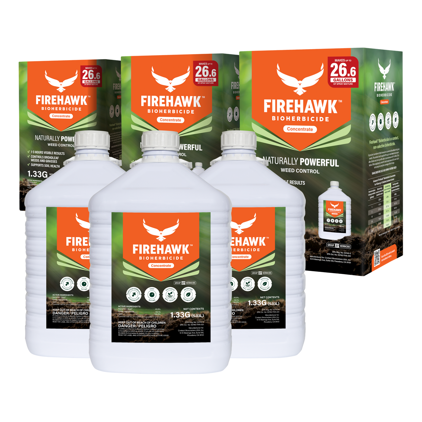 FireHawk Bioherbicide Concentrate-1.33G (3 Pack)
